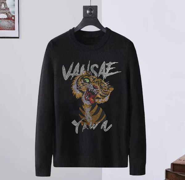 cool sweater design men's hoody casual round neck designer rhinestone sweaters comfortable male hip hop multi-size boys streetwear drop, White;black
cool sweater design men's hoody casual round neck designer rhinestone sweaters comfortable male hip hop multi-size boys streetwear drop, White;black