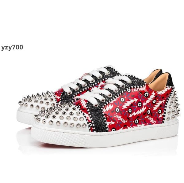 red-bottoms shoe christians luxurious design men women vieira 2 spikes shoes sneakers low casual walking sale red-sole trainers pa sww, Black
red-bottoms shoe christians luxurious design men women vieira 2 spikes shoes sneakers low casual walking sale red-sole trainers pa sww, Black