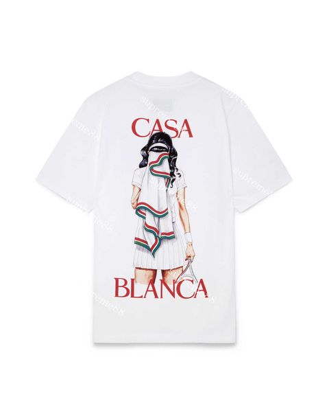23ss casablanca tennis designer t shirts tees portrait letter fashion short sleeve t-shirt for men and women t shirt, White;black
23ss casablanca tennis designer t shirts tees portrait letter fashion short sleeve t-shirt for men and women t shirt, White;black