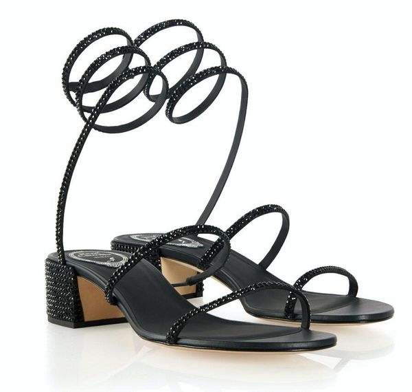 perfect rene cleo sandals shoes women glitter sole caovillas lady party wedding dress winding ankle straps spiral crystal gladiator sandalia, Black
perfect rene cleo sandals shoes women glitter sole caovillas lady party wedding dress winding ankle straps spiral crystal gladiator sandalia, Black