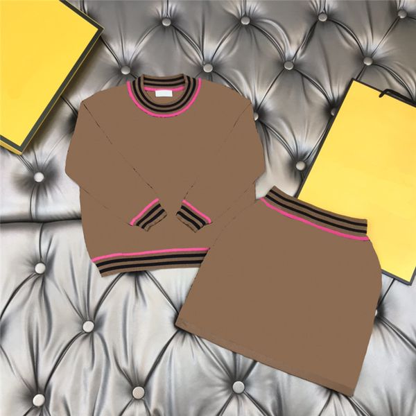 baby kids designer clothes sets spring autumn children girls outfits short sleeve knitted sweater and full letter printing skirt 2pcs set ki, White
baby kids designer clothes sets spring autumn children girls outfits short sleeve knitted sweater and full letter printing skirt 2pcs set ki, White