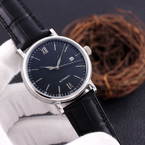 2022 men's automatic mechanical watch business leisure high-end multi-function calendar waterproof belt watches, Slivery;brown
2022 men's automatic mechanical watch business leisure high-end multi-function calendar waterproof belt watches, Slivery;brown