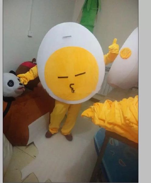 2022 factory new egg mascot costumes cartoon character sz, Red;yellow 
2022 factory new egg mascot costumes cartoon character sz, Red;yellow
