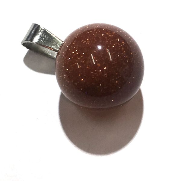 14mm round gemstone pendants necklace natural dangle ball goldstone charms healing chakra stone charm sphere jewelry 45cm black leather, Silver
14mm round gemstone pendants necklace natural dangle ball goldstone charms healing chakra stone charm sphere jewelry 45cm black leather, Silver