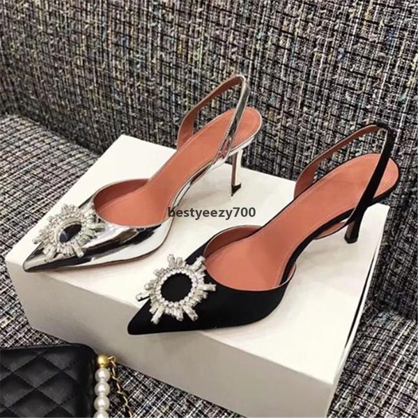 shoe amina muaddi black begum satin sandalias crystal buckle shoes woman slingbacks gladiator sandals women pumps pointed toe high heels vnk
shoe amina muaddi black begum satin sandalias crystal buckle shoes woman slingbacks gladiator sandals women pumps pointed toe high heels vnk