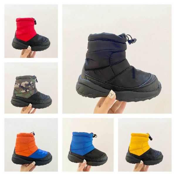 kids children down boot luxury designer face winter warm boys girls drawstring snow boots waterproof thicken ankle booties youth baby toddle, Black
kids children down boot luxury designer face winter warm boys girls drawstring snow boots waterproof thicken ankle booties youth baby toddle, Black