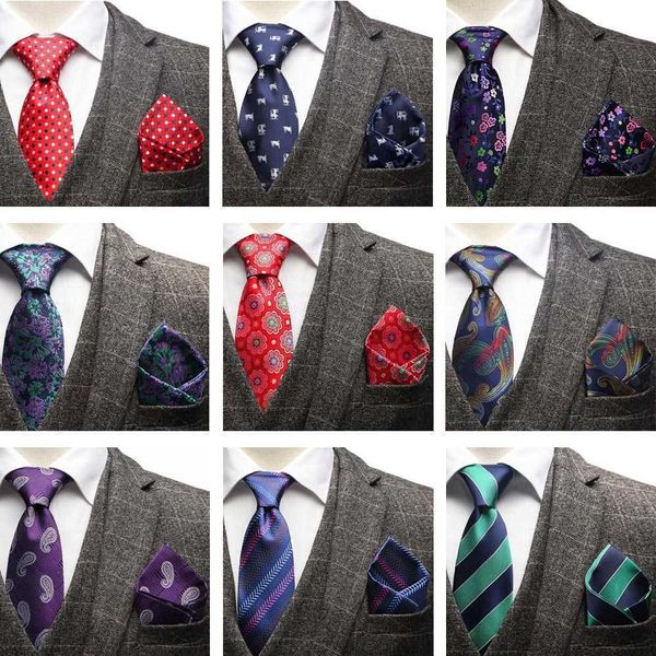 bow ties yishline neck tie handkerchief set cartoon plaid striped floral jacquard ties pocket square for man wedding bridegroom red l221022, Black;gray
bow ties yishline neck tie handkerchief set cartoon plaid striped floral jacquard ties pocket square for man wedding bridegroom red l221022, Black;gray