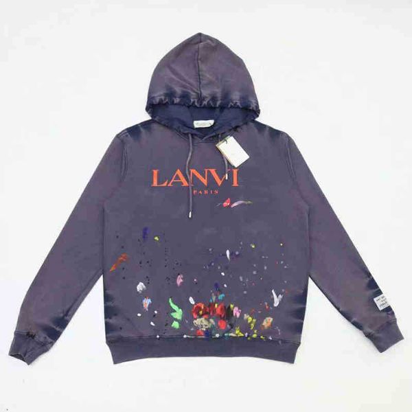 designer 2022 fashion men's hoodies cotton sweater galleryt deptss ink splashing co branded autumn and winter new wash used loose men&#, Black
designer 2022 fashion men's hoodies cotton sweater galleryt deptss ink splashing co branded autumn and winter new wash used loose men&#, Black