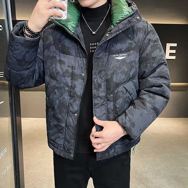 down jacket men's 2022 new fashion high-end camouflage coat casual hooded, Black
down jacket men's 2022 new fashion high-end camouflage coat casual hooded, Black