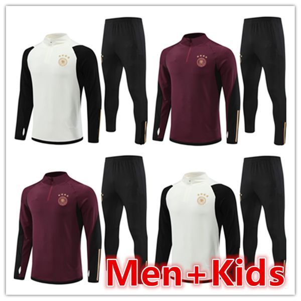 22 23 germany mens kids soccer tracksuit jersey sets 2022 2023 germanies men football jerseys training suit tracksuits jacket set chandal fu, Black
22 23 germany mens kids soccer tracksuit jersey sets 2022 2023 germanies men football jerseys training suit tracksuits jacket set chandal fu, Black