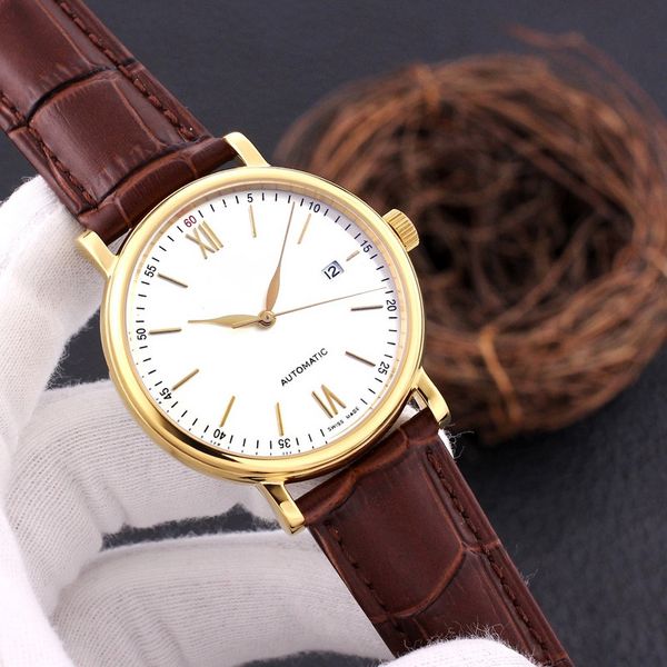 2022 men's luxury automatic mechanical watch business leisure multi-function calendar waterproof belt watches, Slivery;brown
2022 men's luxury automatic mechanical watch business leisure multi-function calendar waterproof belt watches, Slivery;brown