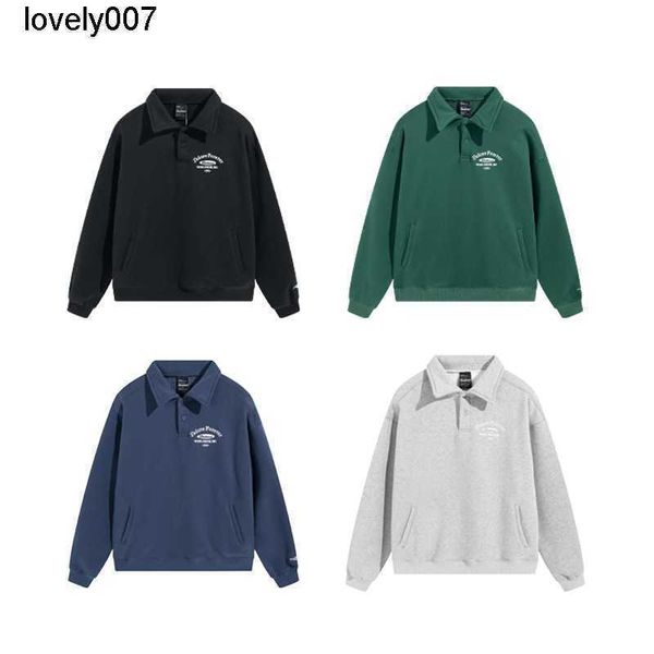 men's hoodies designer sweatshirts badblood plush sweater lapel letter embroidery simple loose polo pullover lovers, Black
men's hoodies designer sweatshirts badblood plush sweater lapel letter embroidery simple loose polo pullover lovers, Black