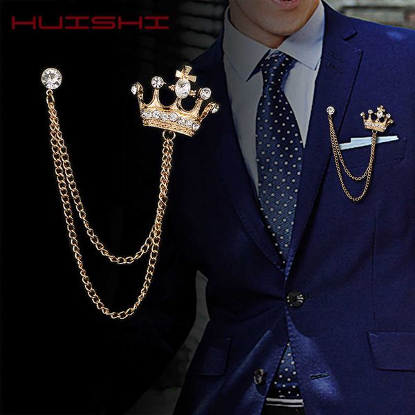 pins brooches korean british style chain crown suit tassel lel pin badge retro men accessories wedding banquet l221024, Gray
pins brooches korean british style chain crown suit tassel lel pin badge retro men accessories wedding banquet l221024, Gray