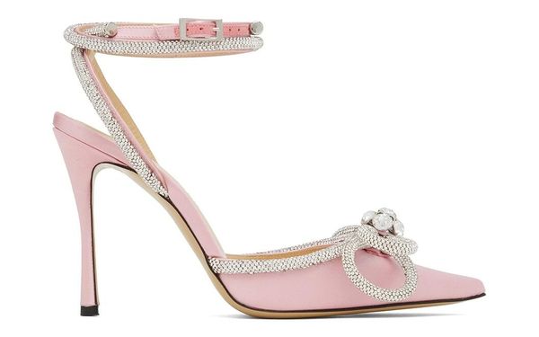 pink double bow 110 heels silk satin heels crystal-cut pointed toe wraparound ankle strap stiletto heel brand ladies fashion designer weddin, Black
pink double bow 110 heels silk satin heels crystal-cut pointed toe wraparound ankle strap stiletto heel brand ladies fashion designer weddin, Black