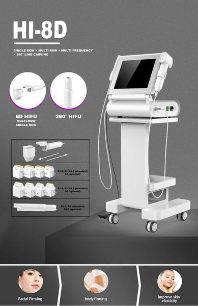 multi-functional beauty equipment 8d hifu ultrasound machine 8 cartridges smas skin rejuvenation body slimming anti-wrinkle for salon use, Black;white
multi-functional beauty equipment 8d hifu ultrasound machine 8 cartridges smas skin rejuvenation body slimming anti-wrinkle for salon use, Black;white