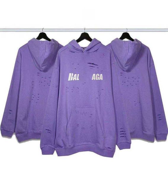 fashion brand hoodies paris hole tearing washed chest letter print loose pullover sweatshirts purple, Black
fashion brand hoodies paris hole tearing washed chest letter print loose pullover sweatshirts purple, Black