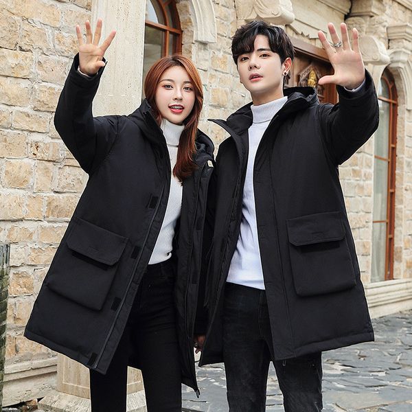 down jacket for male and female lovers the same white duck overalls are thickened outdoors winter to keep warm and slim in northeast china, Black
down jacket for male and female lovers the same white duck overalls are thickened outdoors winter to keep warm and slim in northeast china, Black