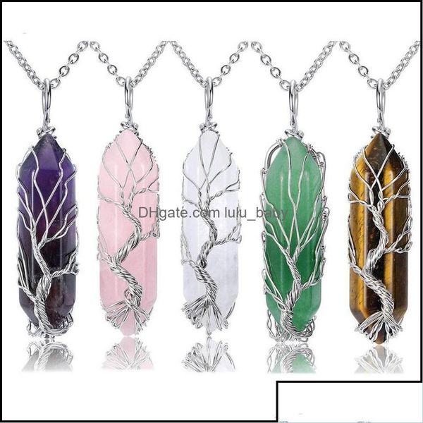 pendant necklaces pendants jewelry andmade copper wire wrapped tree of life necklace natural stone pink crystal ame otiiu, Silver
pendant necklaces pendants jewelry andmade copper wire wrapped tree of life necklace natural stone pink crystal ame otiiu, Silver