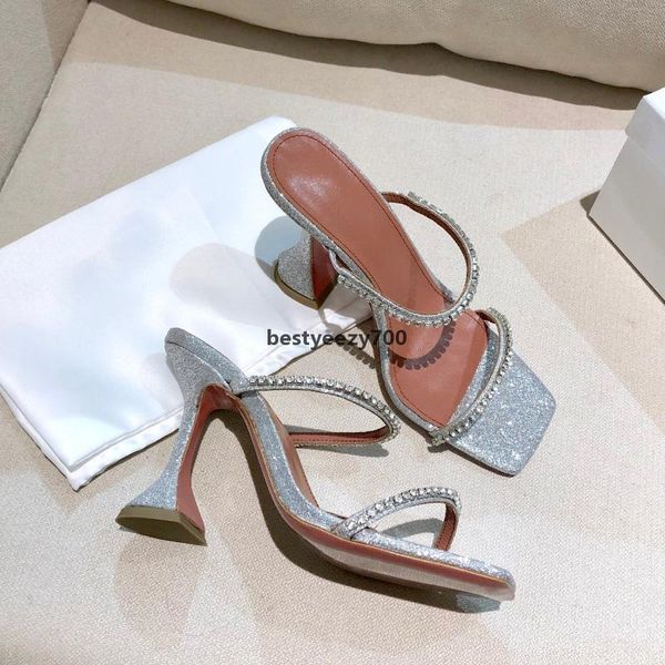 amina muaddi gilda silver glitter crystal embellished strap slippers mules evening shoes rhinestone spool heel women heels luxury design abt, Black
amina muaddi gilda silver glitter crystal embellished strap slippers mules evening shoes rhinestone spool heel women heels luxury design abt, Black
