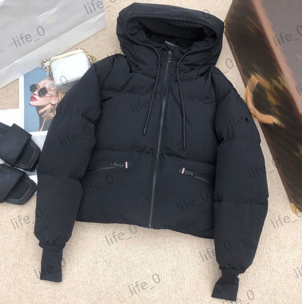 brand down jackets sports style short hooded puffer coat stitching beam sleeve zip pocket winter coats casual joker warm fashion womens jac, Black
brand down jackets sports style short hooded puffer coat stitching beam sleeve zip pocket winter coats casual joker warm fashion womens jac, Black
