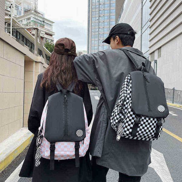 black and white chessboard schoolbag college fengyuansu backpack male high school student college female student backpack 220625
black and white chessboard schoolbag college fengyuansu backpack male high school student college female student backpack 220625