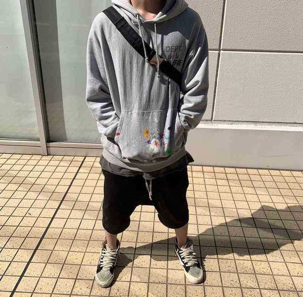designer 2022 fashion men's hoodies cotton sweater galleryt deptss hand painted graffiti and ink washed old hoodie sweater high street, Black
designer 2022 fashion men's hoodies cotton sweater galleryt deptss hand painted graffiti and ink washed old hoodie sweater high street, Black
