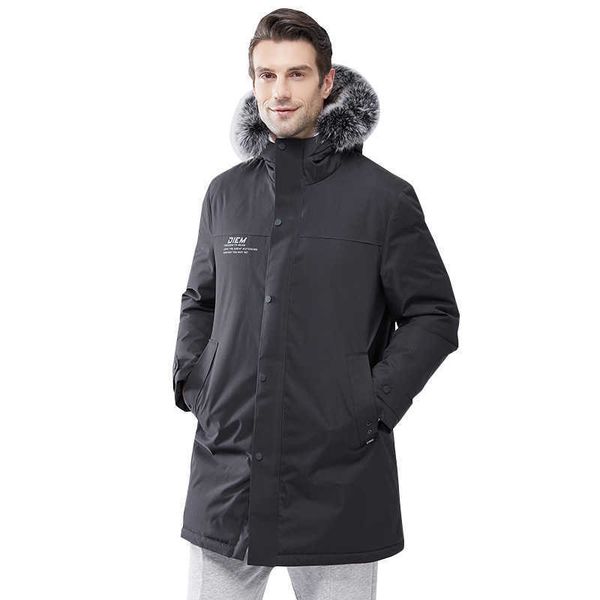 dad's winter medium length down jacket men's warm waterproof casual handsome coat fashion, Black
dad's winter medium length down jacket men's warm waterproof casual handsome coat fashion, Black