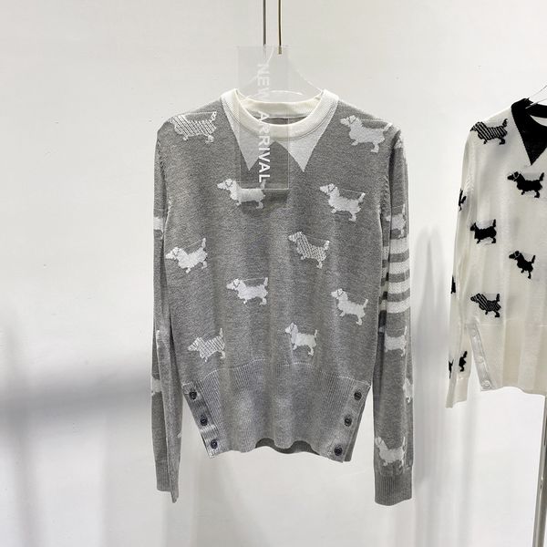 10012 2022 autumn sweaters women's pullover gray white crew neck long sleeve brand same style women's yl, White;black
10012 2022 autumn sweaters women's pullover gray white crew neck long sleeve brand same style women's yl, White;black