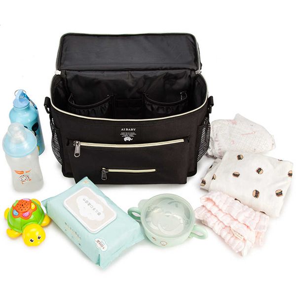 diaper bags diaper bag cartoon baby stroller organizer nappy diaper bags carriage buggy pram cart basket hook stroller accessories t221024