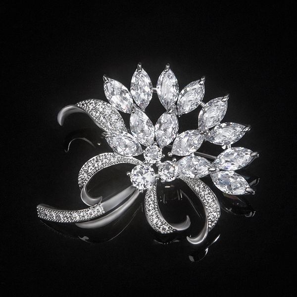 cystal rhinestone flower brooches for women banquet gift wedding jewelry female corsage pin suit clothing accessories, Gray
cystal rhinestone flower brooches for women banquet gift wedding jewelry female corsage pin suit clothing accessories, Gray
