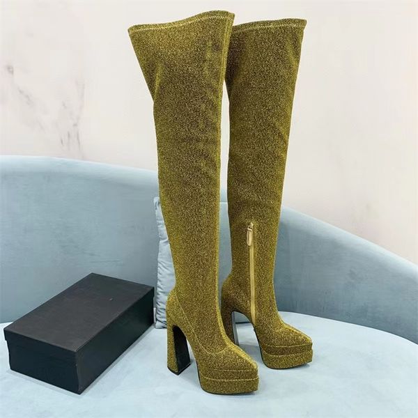 cowskin knee-high boots side zip shoes pointed toe 15cm heel tall boot fashion platform thigh-high booties luxury designers shoe for women f, Black
cowskin knee-high boots side zip shoes pointed toe 15cm heel tall boot fashion platform thigh-high booties luxury designers shoe for women f, Black
