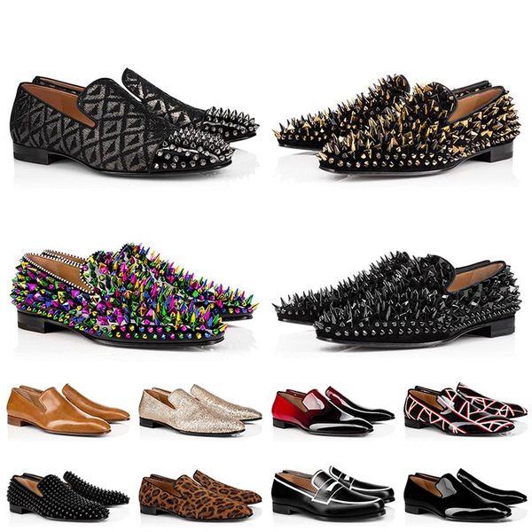 red-bottoms shoe christians fashion red luxury designer mens dress shoes genuine leather rivets designers casual trainers sneakers bi nma, Black
red-bottoms shoe christians fashion red luxury designer mens dress shoes genuine leather rivets designers casual trainers sneakers bi nma, Black