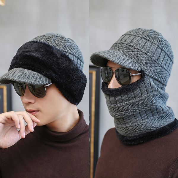 ski caps set skullies beanies hat winter warm wool knitted beanies men male gorgas bonnet hats christmas father cap gift, Blue;gray
ski caps set skullies beanies hat winter warm wool knitted beanies men male gorgas bonnet hats christmas father cap gift, Blue;gray