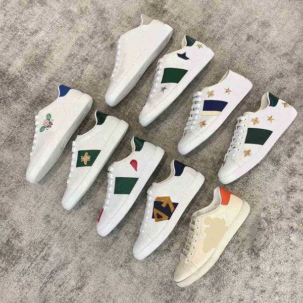 shoes men women snake chaussures leather sneakers ace bee embroidery stripes trainers
shoes men women snake chaussures leather sneakers ace bee embroidery stripes trainers