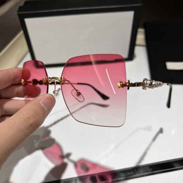 design sunglasses for women fashion sun glasses uv protection big connection lens frameless come with package8852, White;black
design sunglasses for women fashion sun glasses uv protection big connection lens frameless come with package8852, White;black