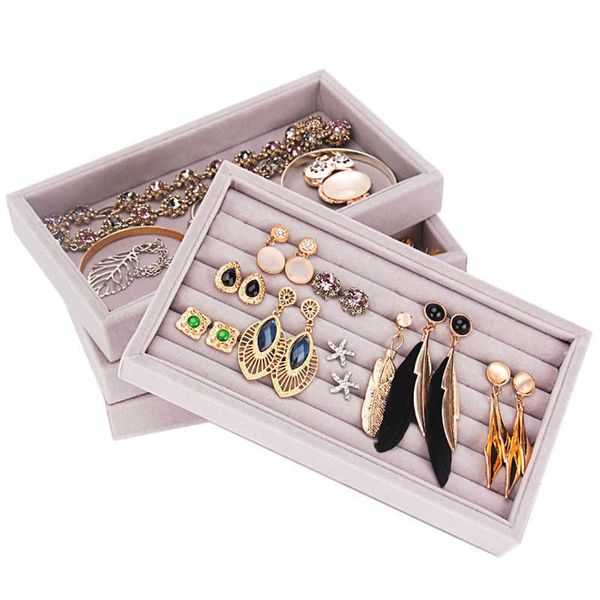 jewelry boxes trendy organizer velvet storage tray display ring bracelet necklace box showcase drawer trays l221021, Black;white
jewelry boxes trendy organizer velvet storage tray display ring bracelet necklace box showcase drawer trays l221021, Black;white