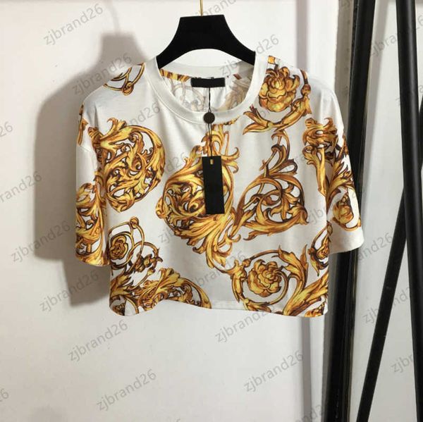 womens clothes retro style short floral print t-shirt short sleeved round neck pullover midriff fashion designer women clothing 1970, White
womens clothes retro style short floral print t-shirt short sleeved round neck pullover midriff fashion designer women clothing 1970, White
