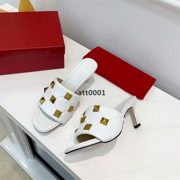 shoes designer roman stud slide sandal women 65mm high heels nappa rivet flat slippers ladies wedding summer valentinoe''valentino, Black
shoes designer roman stud slide sandal women 65mm high heels nappa rivet flat slippers ladies wedding summer valentinoe''valentino, Black