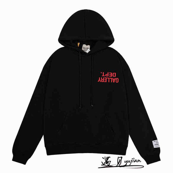 designer 2022 fashion men's hoodies cotton sweater galleryt deptss inverse letters print hoodie pullover casual loose men's and wo, Black
designer 2022 fashion men's hoodies cotton sweater galleryt deptss inverse letters print hoodie pullover casual loose men's and wo, Black