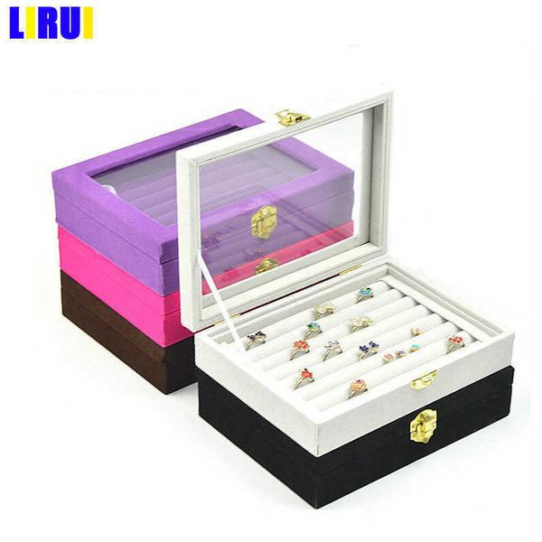 jewelry boxes l20xw15xh4.8cm rings holder gift packaging box organizer with clear glass lid wrapped high level various colors velvet l221021, Black;white
jewelry boxes l20xw15xh4.8cm rings holder gift packaging box organizer with clear glass lid wrapped high level various colors velvet l221021, Black;white
