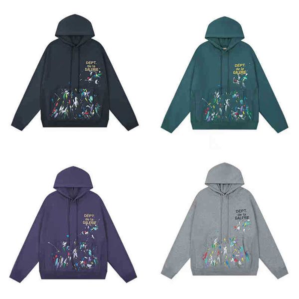 designer 2022 fashion men's hoodies cotton sweater galleryt deptss wash splash ink autumn and winter pullover men and women's plus, Black
designer 2022 fashion men's hoodies cotton sweater galleryt deptss wash splash ink autumn and winter pullover men and women's plus, Black