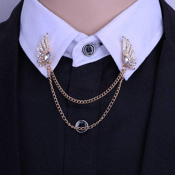 pins brooches new angel wing lel brooch for men animal badge metal tassel chain women jewelri fashion jewelry accessories l221024, Gray
pins brooches new angel wing lel brooch for men animal badge metal tassel chain women jewelri fashion jewelry accessories l221024, Gray