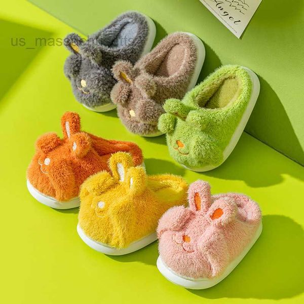 slipper winter slippers children' ear covering rabbit plush cotton indoor shoes l221025, Black;grey
slipper winter slippers children' ear covering rabbit plush cotton indoor shoes l221025, Black;grey