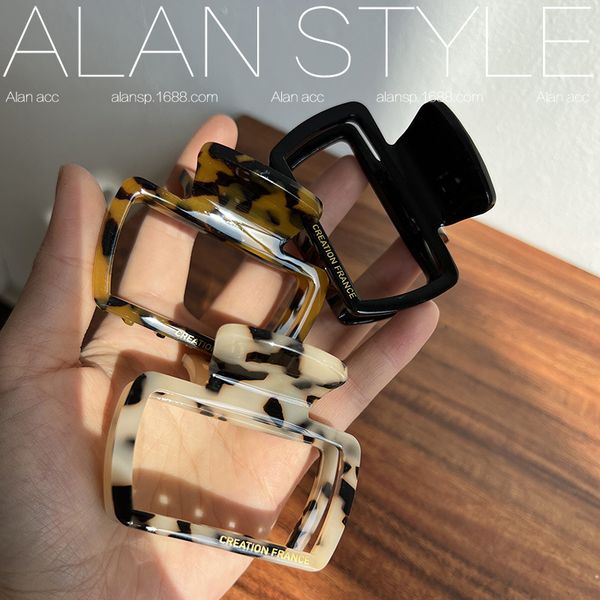 6.5cm acetate square claw clip pins crab barrette for women girls hair claws ponytail cliphair accessories headwear, Black;brown
6.5cm acetate square claw clip pins crab barrette for women girls hair claws ponytail cliphair accessories headwear, Black;brown