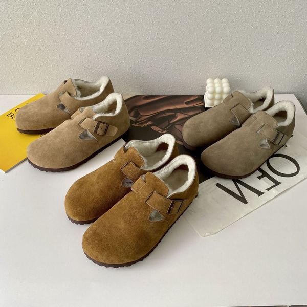 shearling fur clogs sandal cork slippers mules flats women men suede leather shoes designer boots fashion slip on wool loafer shoes ladies c, Black
shearling fur clogs sandal cork slippers mules flats women men suede leather shoes designer boots fashion slip on wool loafer shoes ladies c, Black