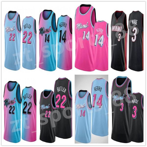 college wearsbasketball men dwyane 3 wade jimmy 22 butler jerseys tyler 14 herro bam 13 adebayo 55 robinson 2020-21 pink bule white city jer, Black
college wearsbasketball men dwyane 3 wade jimmy 22 butler jerseys tyler 14 herro bam 13 adebayo 55 robinson 2020-21 pink bule white city jer, Black