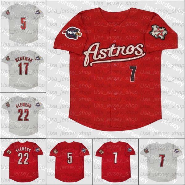 college baseball wears new retro houston baseball 2005 home jersey 17 lance berkman 21 andy pettitte 22 roger clemens, Black
college baseball wears new retro houston baseball 2005 home jersey 17 lance berkman 21 andy pettitte 22 roger clemens, Black
