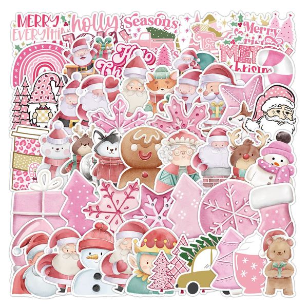 50pcs cute pink santa claus christmas cartoon stickers lapphone snowboard luggage fridge diy kid toy sticker decals
50pcs cute pink santa claus christmas cartoon stickers lapphone snowboard luggage fridge diy kid toy sticker decals