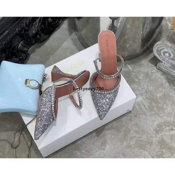 sandal amina muaddi sale-perfect official quality women 95mm gilda embellished glitter mules crystal high heel shoes sand esm, Black
sandal amina muaddi sale-perfect official quality women 95mm gilda embellished glitter mules crystal high heel shoes sand esm, Black