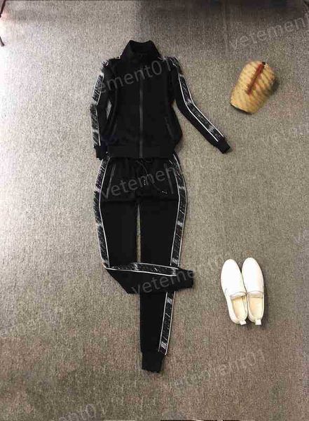 womens two piece pants sleeve striped logo print zip cardigan jacket with stylish loose pants 2 piece sets luxury designer tracksuits, White
womens two piece pants sleeve striped logo print zip cardigan jacket with stylish loose pants 2 piece sets luxury designer tracksuits, White